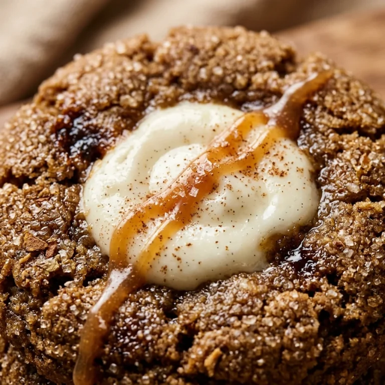 Gingerbread Cheesecake Cookies