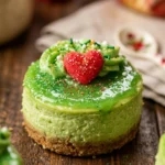 Grinch Mini Cheesecakes