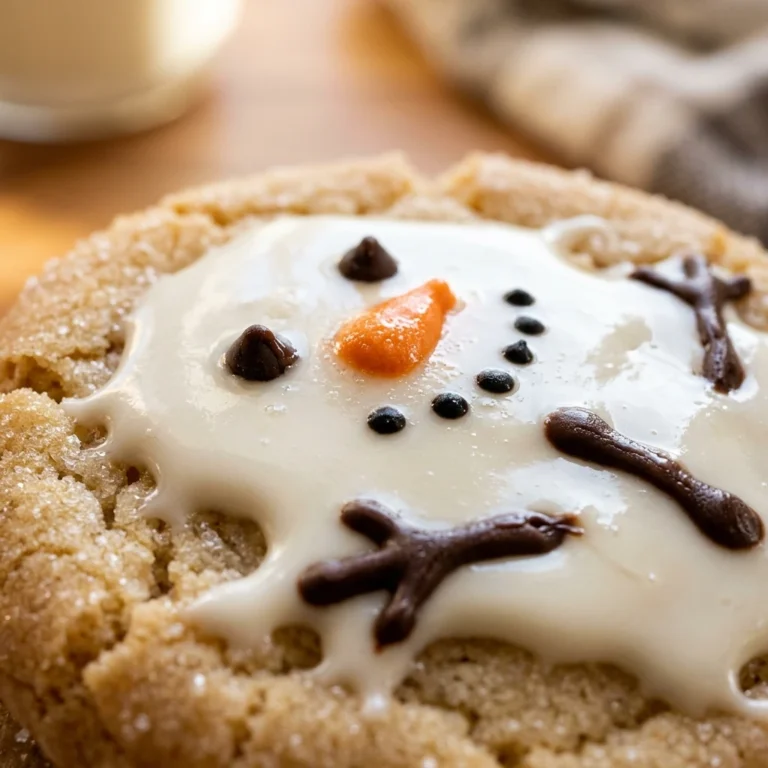 Melted Snowman Cookies